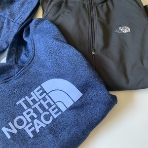 2 north face sweatshirts size women small.